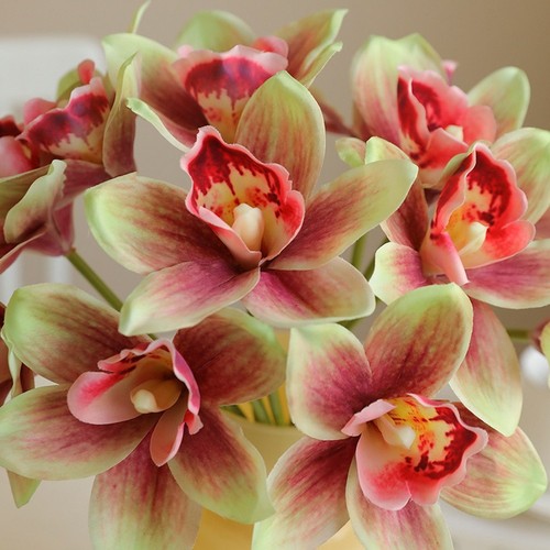 Bouquet orchidée soie - d'orchidée, en