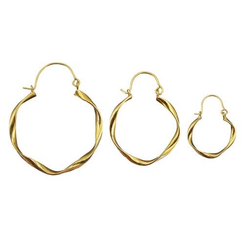 Boucle oreille twisted - boucle, d'oreille