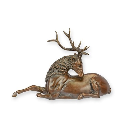 Sculpture bronze couchée - en,