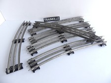 HORNBY ECHELLE O / 6 RAILS COURBES RAYON 65 CM SANS DEVERS