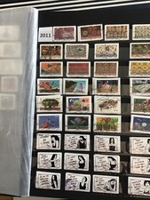 LOT Exceptionnel de 228 Timbres Auto adhésifs 19 Séries Complètes 2011 et 2012.