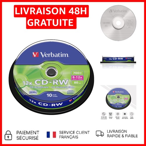 Ensemble disques cd rw - de,