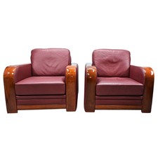 Fauteuils club en cuir