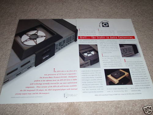 Krell 20i lecteur de - krell, cd