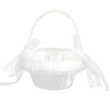 Panier de mariage en dentelle