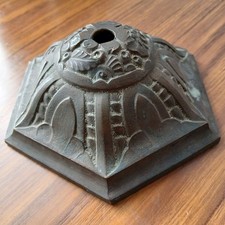 Plafonnier , Cache piton bronze 