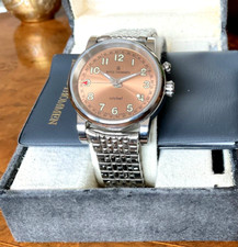 VULCAIN CRICKET REVUE THOMMEN CAL 120 MSR S2 STAINLESS STEEL 1997 MEMOVOX WATCH