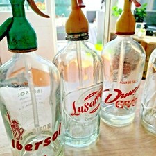 bouteilles syphon eau de seltz soda Espagne ancienne limonade 1960 LOT 4