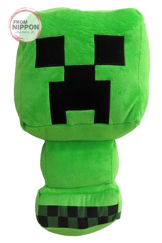 Creeper déformé big peluche - creeper,