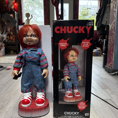 Animated halloween chucky - halloween,