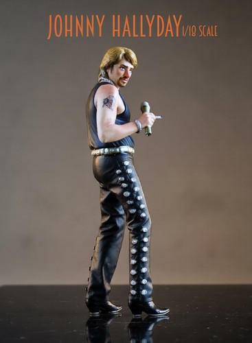 Figurine johnny hallyday - 1/18,