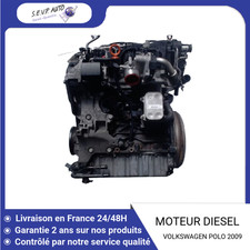 🇫🇷 MOTEUR   VOLKSWAGEN POLO 2009- 1.6 TDI ♻️ CAYA 🚗 214008km