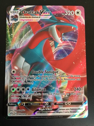 Carte pokémon drattak - carte, vmax
