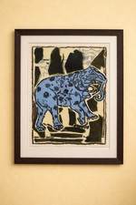 Lithographie gravure Un