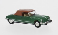 Brekina 14238 - 1/87 Citroën DS 19 Cabriolet, Vert, 1963 - Neuf