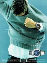 PUBLICITE ADVERTISING 126  1999  montre  Royal Oak   Audemars Piguet 20.12.16