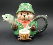 Théière Fantaisie "Ours Pêcheur" par Bob Hersey – Collection "Pots of Fun!" de D