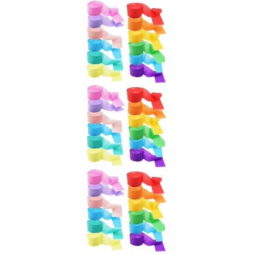 36pcs crepe paper streamers - 36pcs,