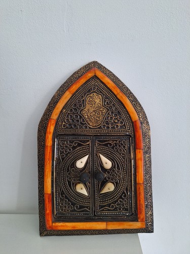 Miroir ancien avec porte - miroir,