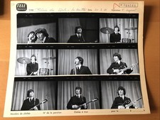 THE BEATLES PALAIS DES SPORT 1965 : PLANCHE CONTACT ORIGINALE