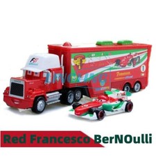 Lot de 2 voitures Disney Pixar rouge Francesco BerNOulli camion de transport