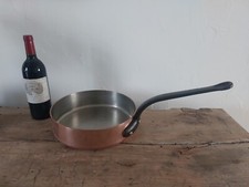 VILLEDIEU MADE IN FRANCE COPPER SAUTE  PAN  3.77 mm 11 inch