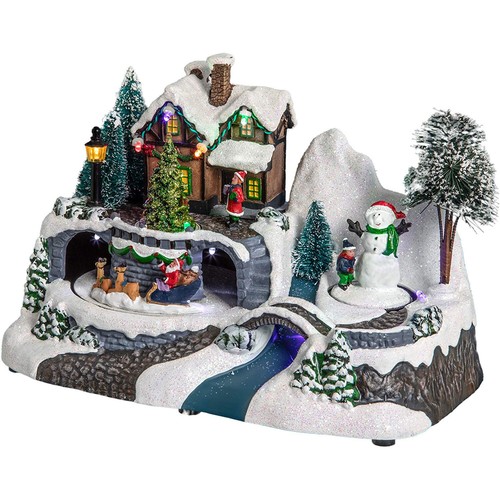 Village noël avec led - village, de