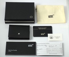 Top MINT ! Petit étui à monnaie en cuir MontBlanc Meisterstuck - noir 14877 A...