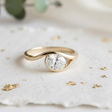 1.50 CT Moissanite Coupe Ovale