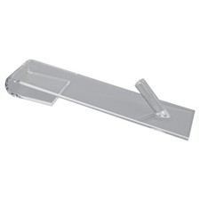 Porte-serviettes en acrylique transparent pour portes vitrées design pratique e