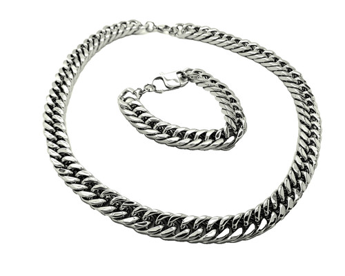 Set collier bracelet hommes - collier,