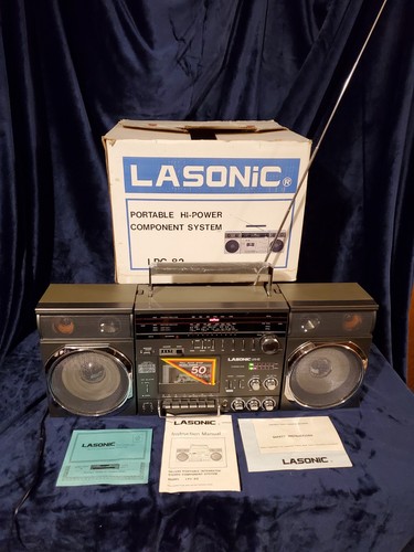 Vintage boombox lasonic lpc - vintage,