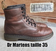 Dr MARTENS Serena taille 35 UK2,5 marron fourrées 1460 + zip