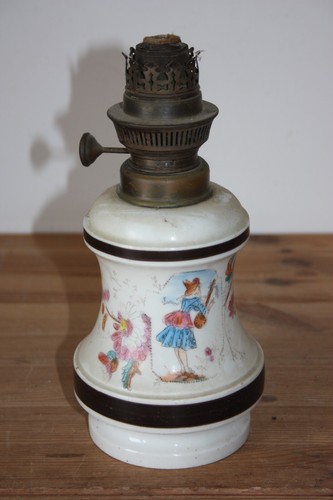 Belle lampe pétrole - lampe, à