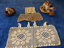 lot==pour décor maison de poupée ,7piéces miniature du fait main ....