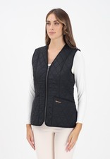 BARBOUR Veste Femme Noire Gilet SANS Manches Betty À Associer