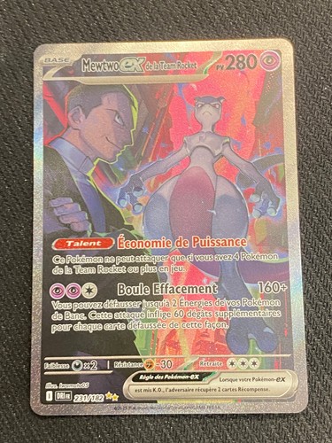 Carte pokémon mewtwo - pokémon, ex