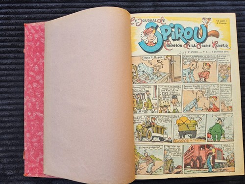 Reliure spirou année - reliure, 1946