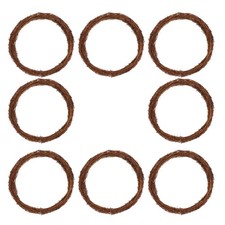  8 PCS Anneau De Lierre En Cercle Base Couronne Noel Vigne Naturelle