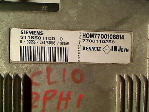 Calculateur moteur renault - calculateur,