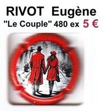 CAPSULES de CHAMPAGNE  RIVOT Eugène" Le Couple"  480 ex