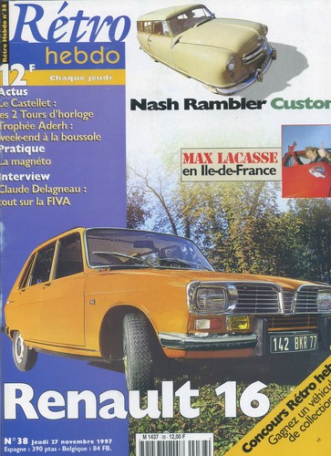 Retro hebdo 11 - n°38, 27/11/1997
