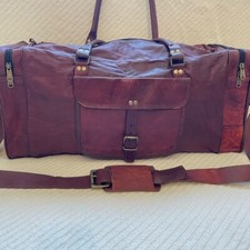 33 " Sac Cuir Gym Voyage