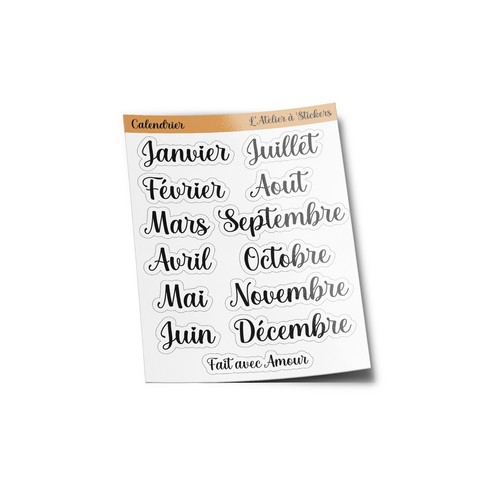 Autocollants stickers feuille - autocollants,