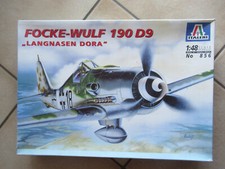 FOCKE-WULF 190 D9, ITALERI / DRAGON, 1/48, ( airfix, heller, hasegawa ).