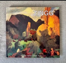 Jules Émile Zingg - livre d'art comprenant la lithographie de Jean Messagier