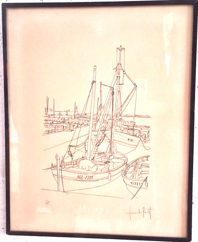 Port marseille lithographie - de,