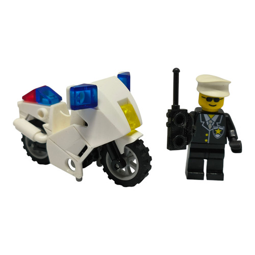 Sympa moto policier lego - policier,