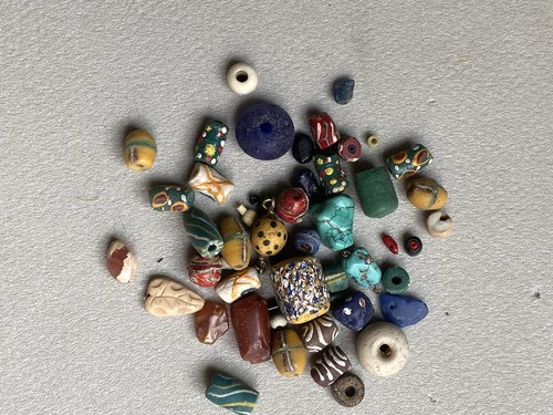 Perles verre art romain - verre,