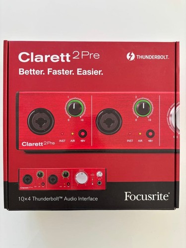 Focursrite clarett 2pre - focursrite,